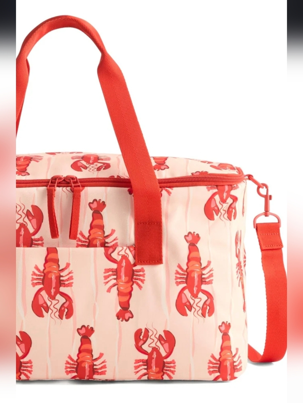 Vera Bradley Family Cooler Tote In Polyester NWT. Lobster Clause Design - Picture 4 of 9